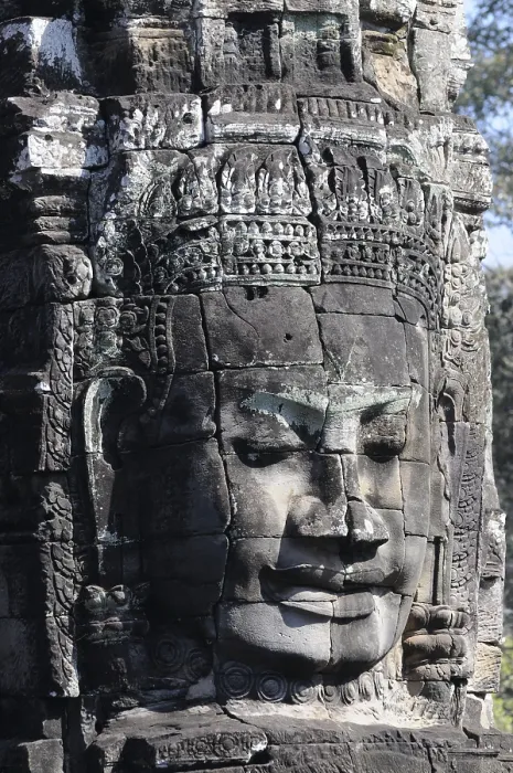 Framed Print : Face tower, Bayon, Angkor Thom
