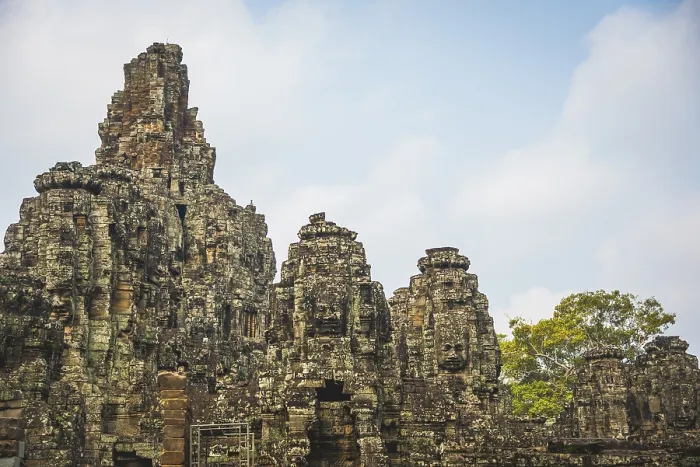 Framed Print : Face Towers, Stone Faces, Bodhisattva Lokeshvara