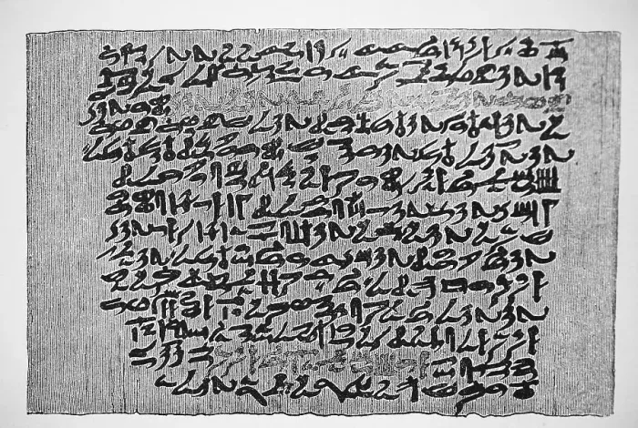 Framed Print : Facsimile from the oldest book in the world Framed Print : Facsimile from the oldest book in the world