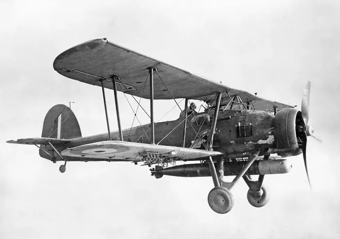 Framed Print : Fairey Swordfish Mk I with 785 Naval Air Squadron