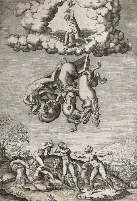 Framed Print : The Fall of (Phaethon), Phaeton Framed Print : The Fall of (Phaethon), Phaeton