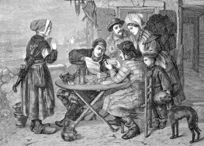 Framed Print : The family bought a lottery ticket and compared it with the winning list