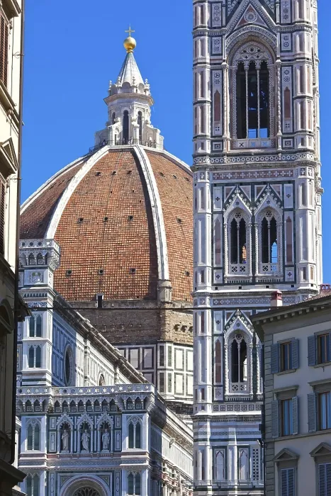 Framed Print : Famous Florence Cathedral - Basilica di Santa Maria del Fiore