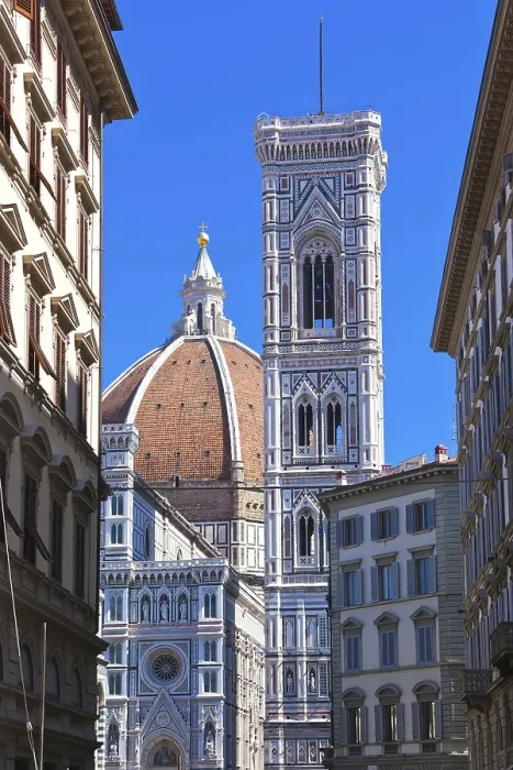 Framed Print : Famous Florence Cathedral - Basilica di Santa Maria del Fiore