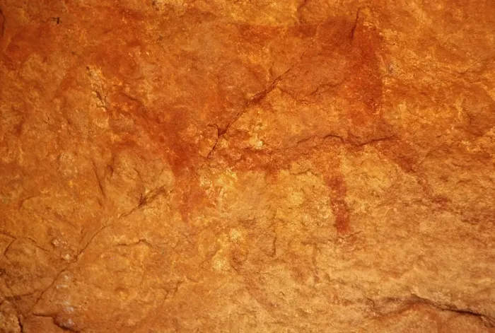 Framed Print : Famous prehistoric rock carvings of Tassili N'Ajjer, Algeria, North Africa 1973 Tassili N'Ajjer National Park, Africa