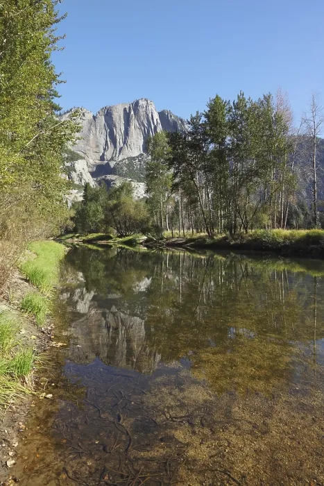 Framed Print : The famous valley of the Merced River in Yosemite