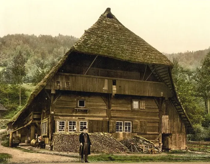 Framed Print : Farmhouse in the Black Forest, Baden-Wuerttemberg