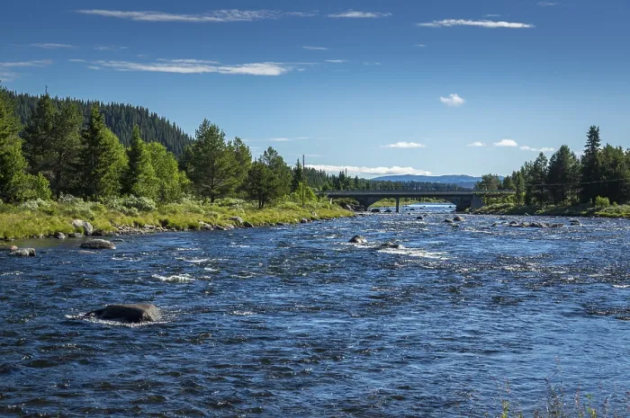 Framed Print : Fascinating natural landscape in Golsfjellet in the summertime in Norway