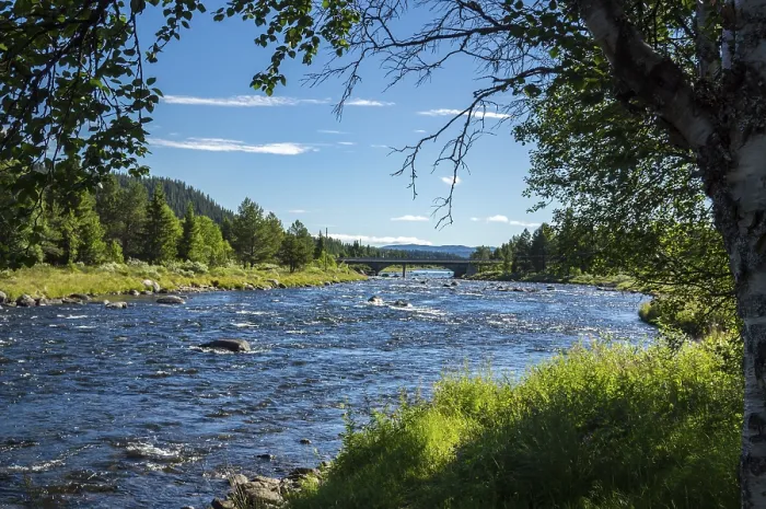 Framed Print : Fascinating natural landscape in Golsfjellet in the summertime in Norway