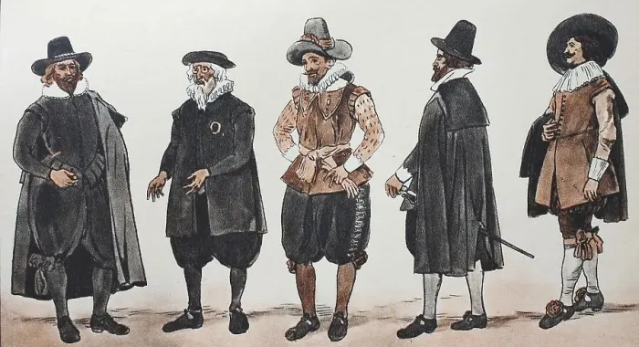 Framed Print : Fashion, clothes in Germany, civic costumes circa 1625-1635 Framed Print : Fashion, clothes in Germany, civic costumes circa 1625-1635