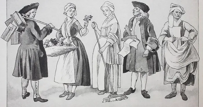Framed Print : Fashion, Clothing in France, Rococo
