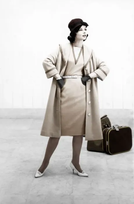 Framed Print : Fashion of the fifties, historical photo