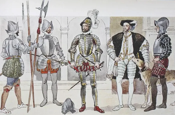 Framed Print : Fashion, historical clothing in Spain Framed Print : Fashion, historical clothing in Spain