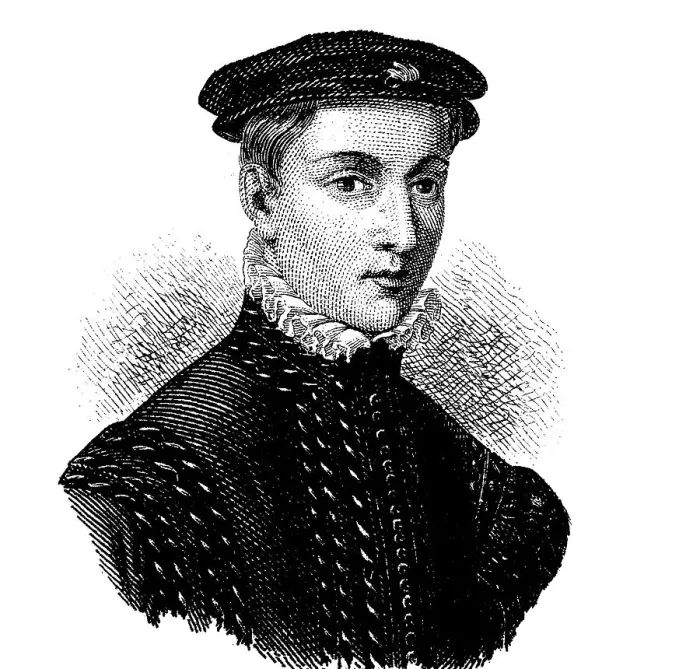 Framed Print : Fashion in the Middle Ages: ruff and cap