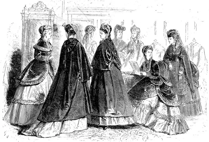 Framed Print : Fashion of the season summer 1868 in Paris