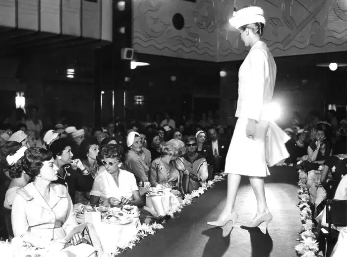 Framed Print : Fashion show, 1950s, Germany, Europe