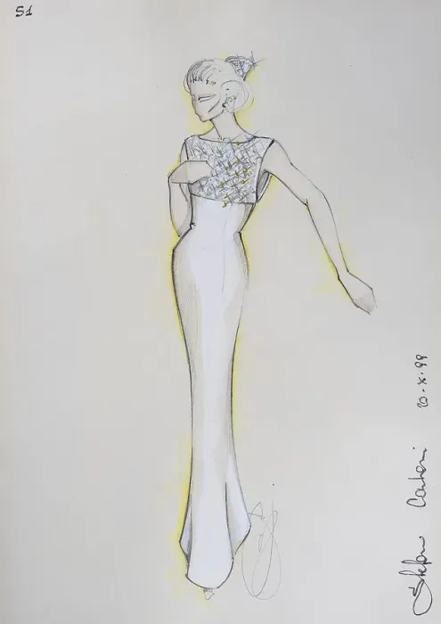 Framed Print : Fashion sketch, fashion design Framed Print : Fashion sketch, fashion design