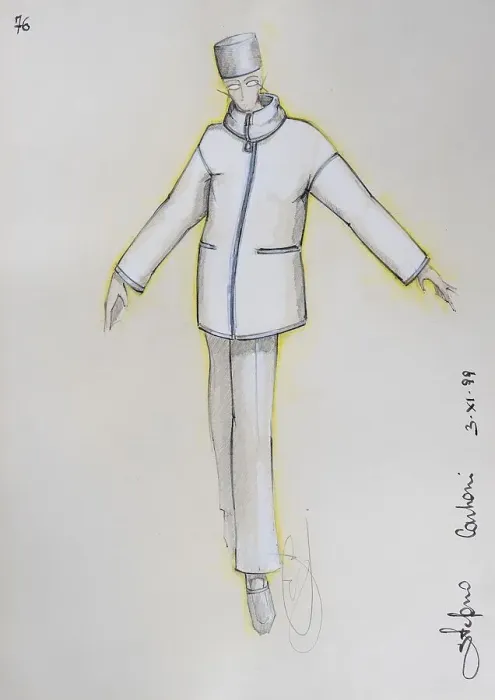 Framed Print : Fashion sketch, fashion design
