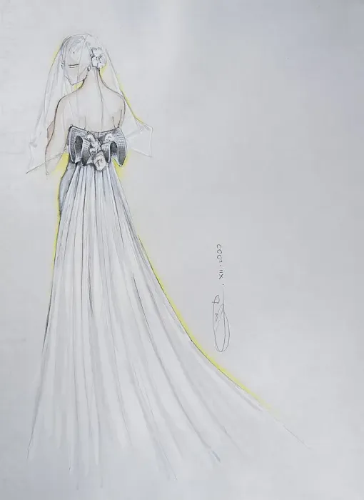 Framed Print : Fashion sketch, fashion design Framed Print : Fashion sketch, fashion design