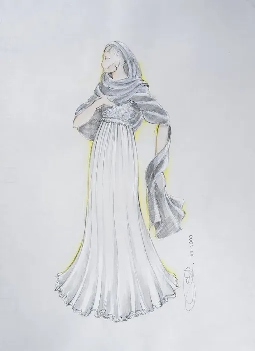 Framed Print : Fashion sketch, fashion design Framed Print : Fashion sketch, fashion design