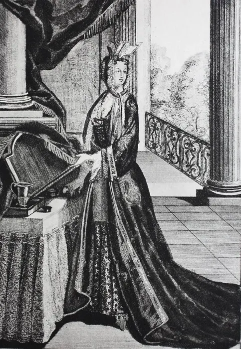 Framed Print : Fashion at the time of ludwig xiv
