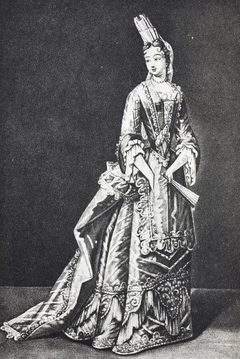 Framed Print : Fashion at the time of ludwig xiv