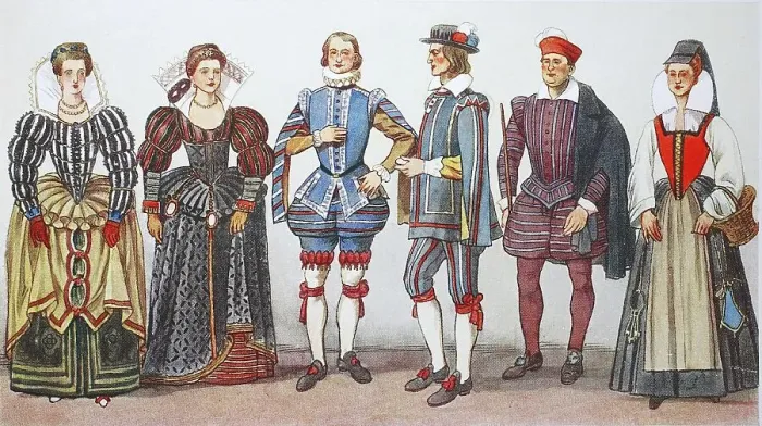 Framed Print : Fashion, at the time of the Spanish and Henry III