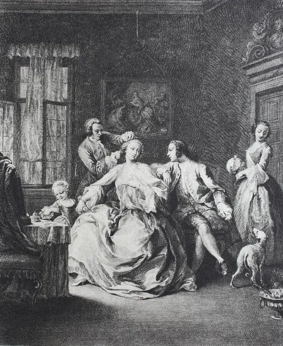 Framed Print : Fashion at venice Italy around 1750 Framed Print : Fashion at venice Italy around 1750