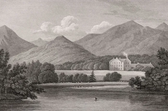 Framed Print : Faskally House, Moulin, Perth And Kinross