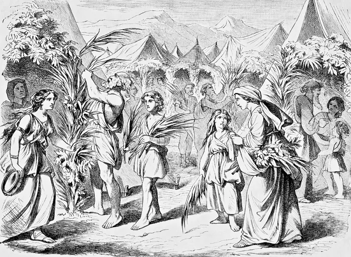 Framed Print : The Feast of Tabernacles lasts seven days