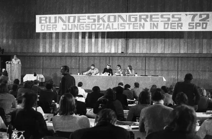 Framed Print : The Federal Congress 72 of the Young Socialists in the SPD on 26 Framed Print : The Federal Congress 72 of the Young Socialists in the SPD on 26