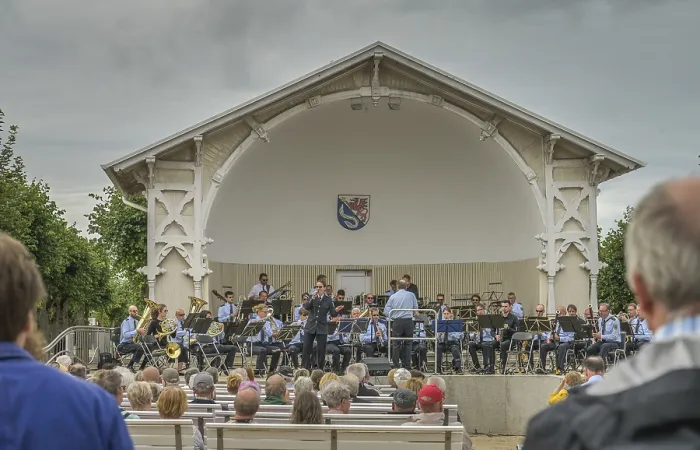 Framed Print : Federal Police Orchestra, concert