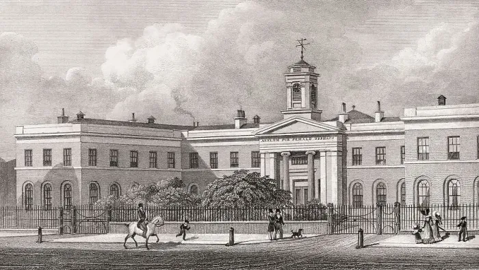 Framed Print : The Female Orphan Asylum, London