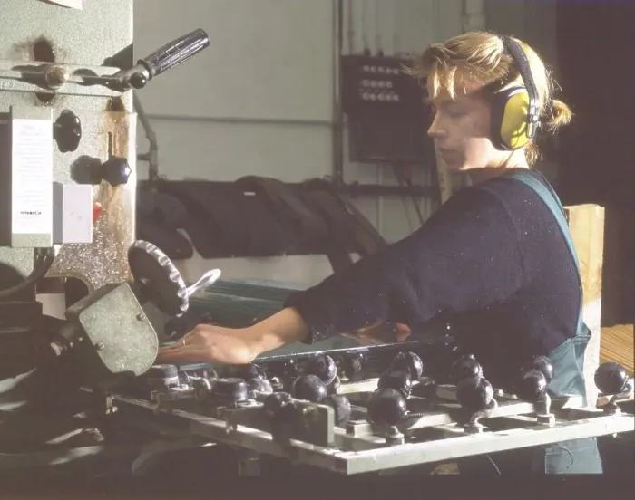 Framed Print : Female workers in the skilled trades