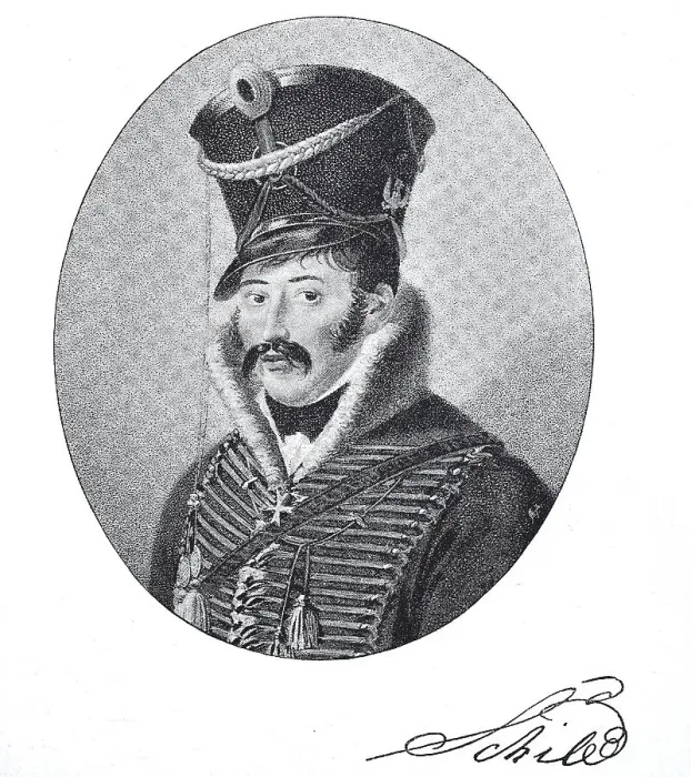 Framed Print : Ferdinand Baptista von Schill, 6 January 1776