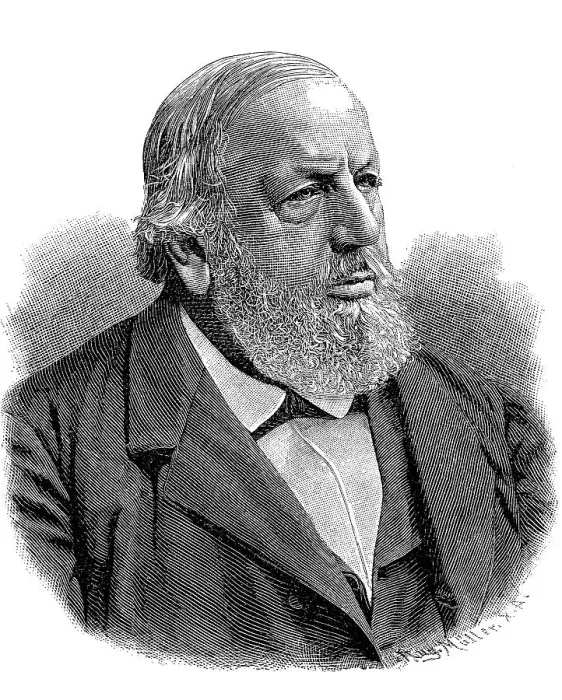 Framed Print : Ferdinand Hiller, from 1875 von Hiller