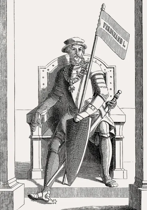 Framed Print : Ferdinand I, Holy Roman Emperor from 1558 to 1564