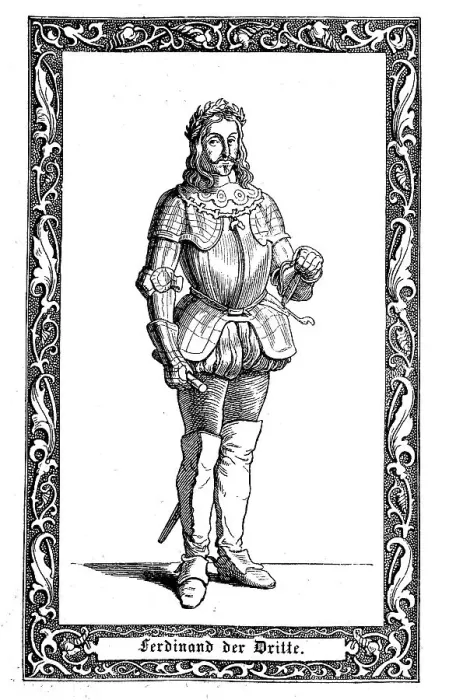 Framed Print : Ferdinand III. 1608-1657, born as Ferdinand Ernst