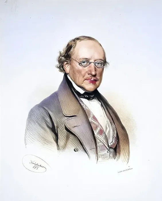 Framed Print : Ferdinand Joseph Johann (Freiherr) von Thinnfeld (born 24 April 1793 in Graz, died 8 April 1868 at Thinnfeld Castle, Deutschfeistritz) was an Austrian politician and industrialist, Historical