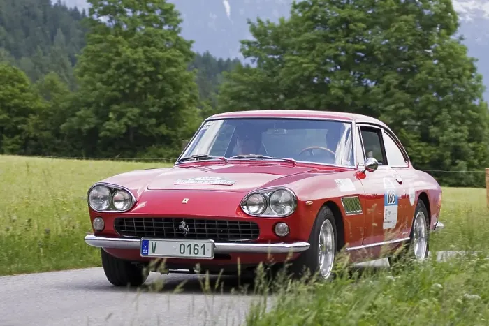 Framed Print : Ferrari 330 GT 2+2, built in 1965