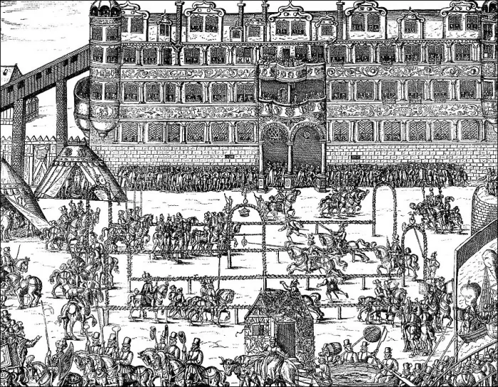 Framed Print : Festival at the Brandenburger Court