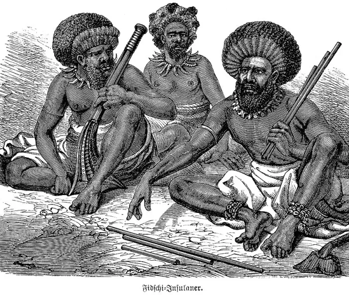 Framed Print : Fiji Islanders, Native, Sitting Framed Print : Fiji Islanders, Native, Sitting