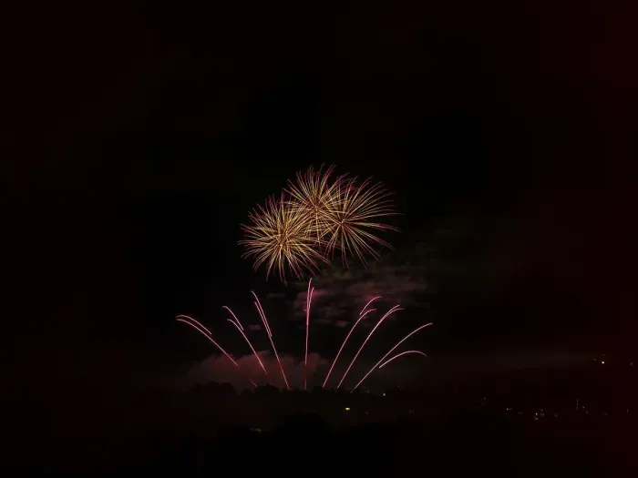 Framed Print : Fireworks