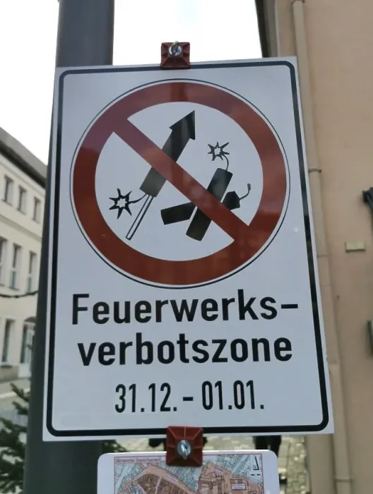 Framed Print : Fireworks ban sign, fireworks ban zone