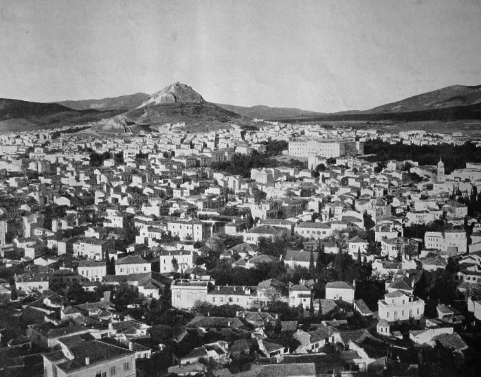 Framed Print : One of the first autotypes of Athens Framed Print : One of the first autotypes of Athens