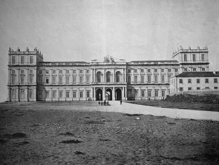Framed Print : One of the first autotypes of the Royal Palace in Lisbon Framed Print : One of the first autotypes of the Royal Palace in Lisbon