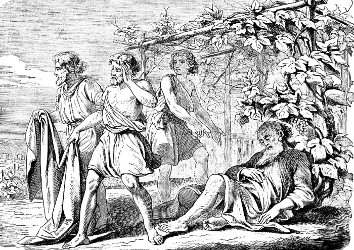 Framed Print : First Book of Genesis, chapter 9 Framed Print : First Book of Genesis, chapter 9
