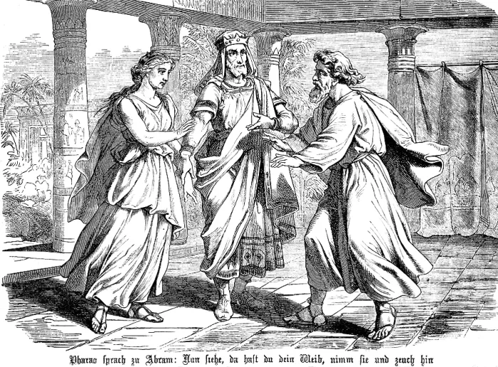Framed Print : First book of Moses, chapter 12 Framed Print : First book of Moses, chapter 12