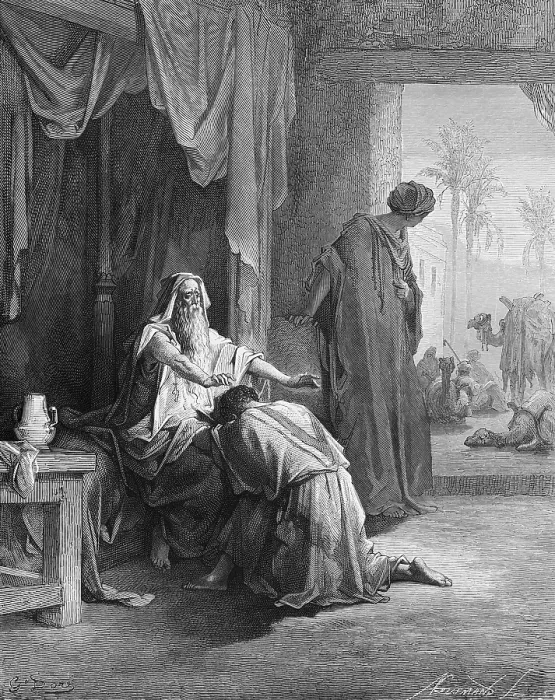 Framed Print : First book of Moses, chapter 27
