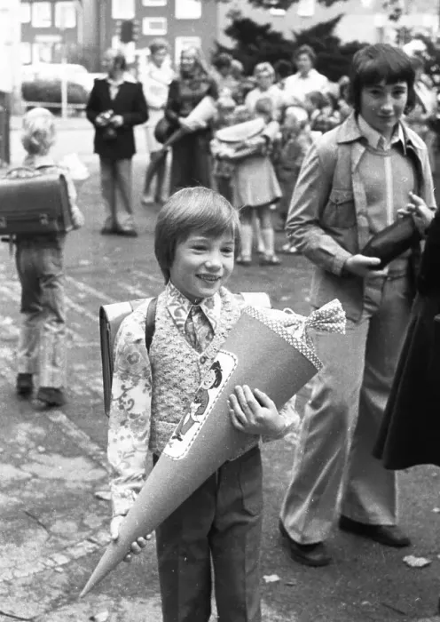 Framed Print : The first day of school on 14.9.1974 in Dortmund Framed Print : The first day of school on 14.9.1974 in Dortmund